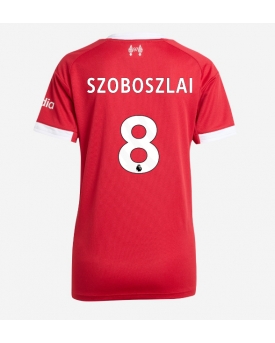 Billige Fotballdrakt Liverpool Dominik Szoboszlai #8 Replika Hjemmedrakt Dame 2025-26 Kortermet Billige Fotballdrakt Liverpool Dominik Szoboszlai #8 Replika Hjemmedrakt Dame 2025-26 Kortermet